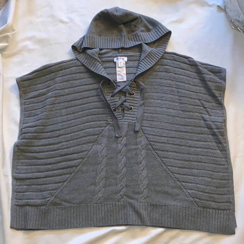 Motherhood Maternity Knit Poncho